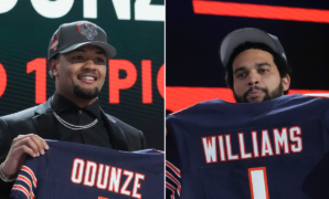 Bears' NFL Draft picks Caleb Williams, Rome Odunze already best friends after hilarious interaction in Detroit