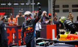 Chinese Grand Prix: Max Verstappen denies Lewis Hamilton first sprint race win of his career
