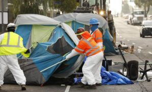 Judge finds L.A. officials doctored records in homeless camp cleanups