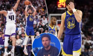 Klay Thompson bristles at question about Warriors future
