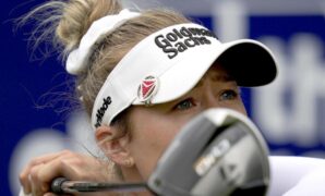 Korda on track in golf major, Aussie Kyriacou in mix