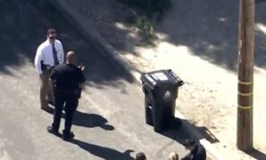 Police discover woman's body inside Sunland trash can