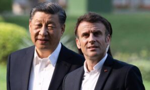 France’s Macron calls for reset of economic ties with China