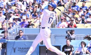 Shohei Ohtani goes deep twice as Dodgers sweep Braves