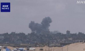 ガザ南部ラファで複数回にわたる攻撃 イスラエル軍が空爆か