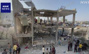 交渉進展が焦点も ガザ地区南部でイスラエル空爆による死者か